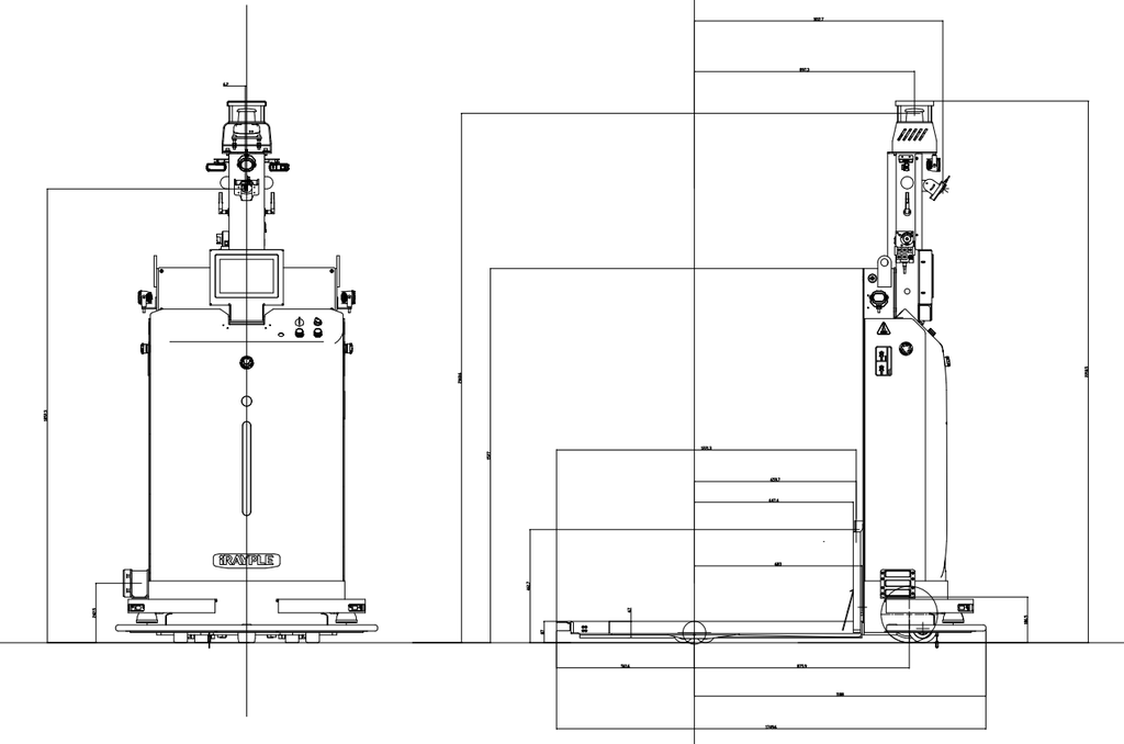 Montacargas contrabalanceado 1500Kg
